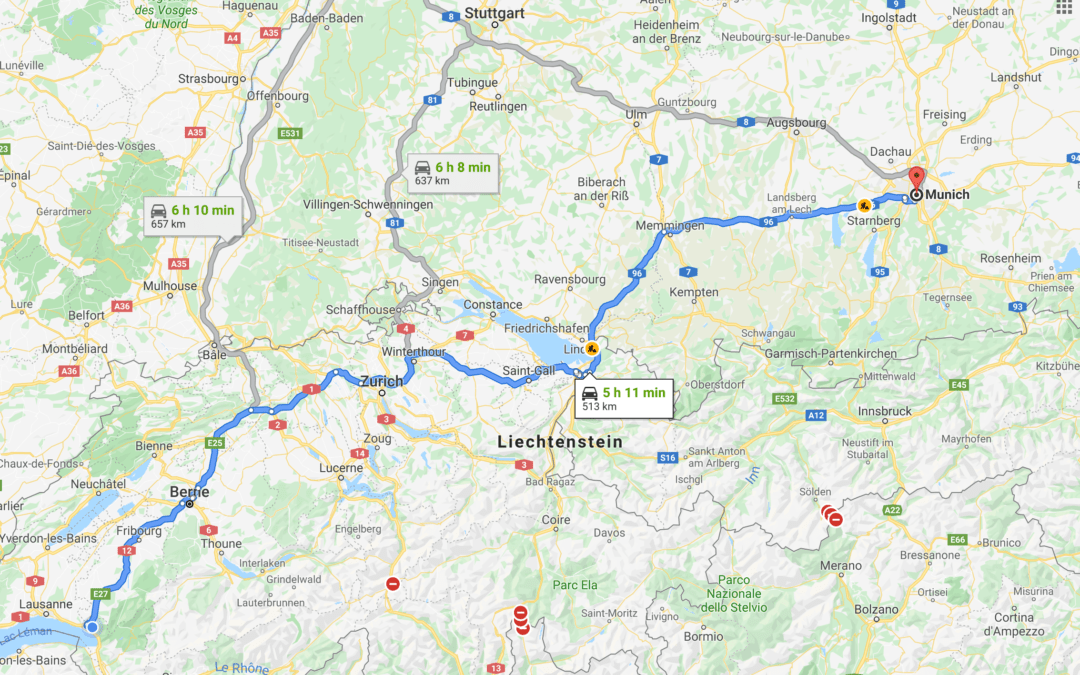 Départ pour Munich !