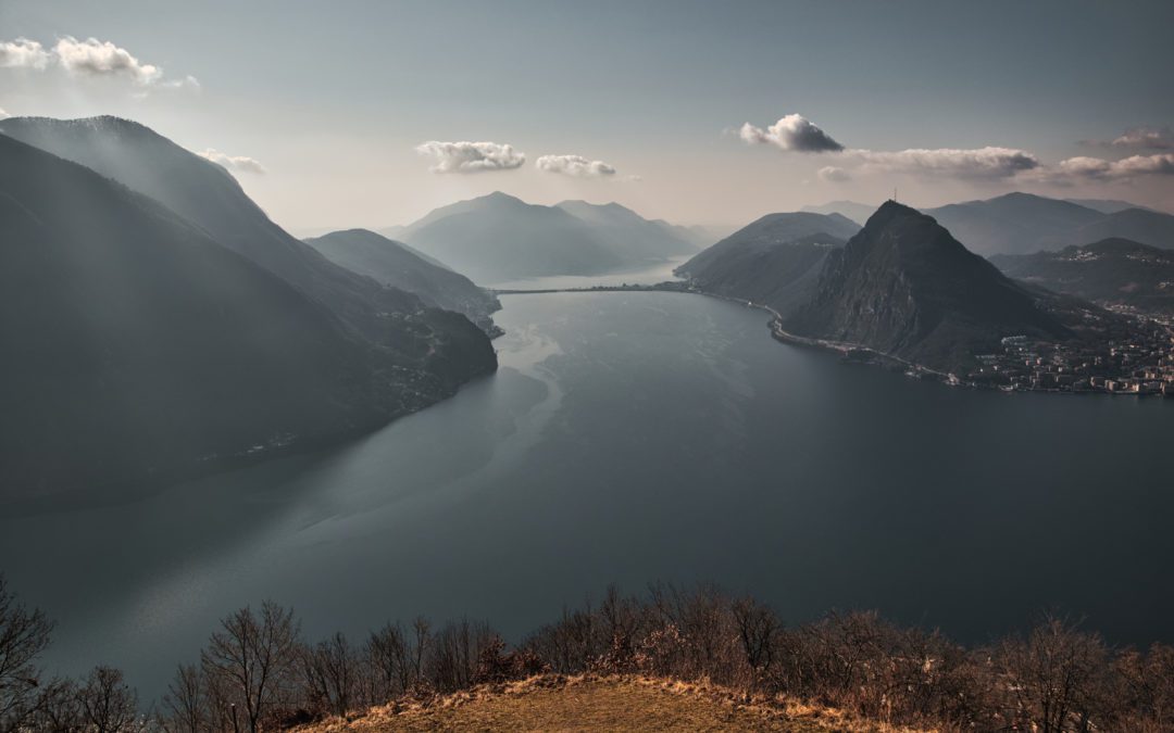 Vue depuis le Monte Brè à Lugano