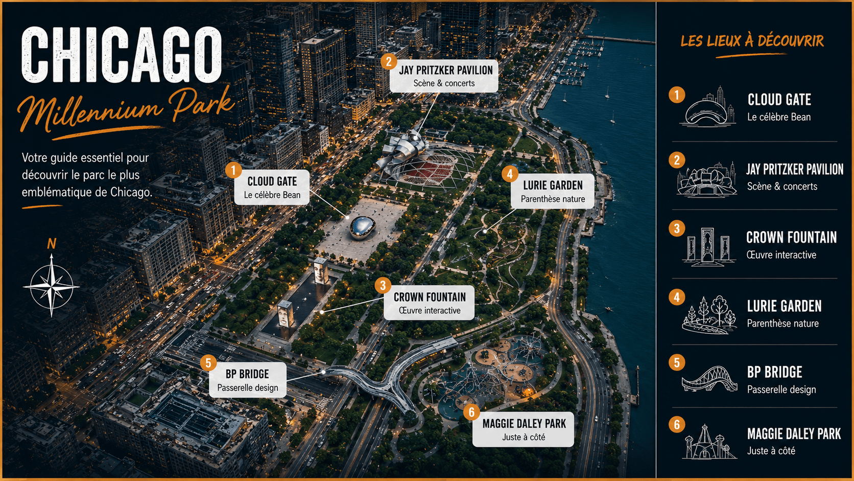 Chicago-Millenium park