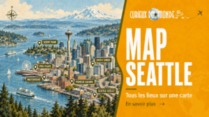 Seattle Map MAP Seattle : tous les lieux sur une carte